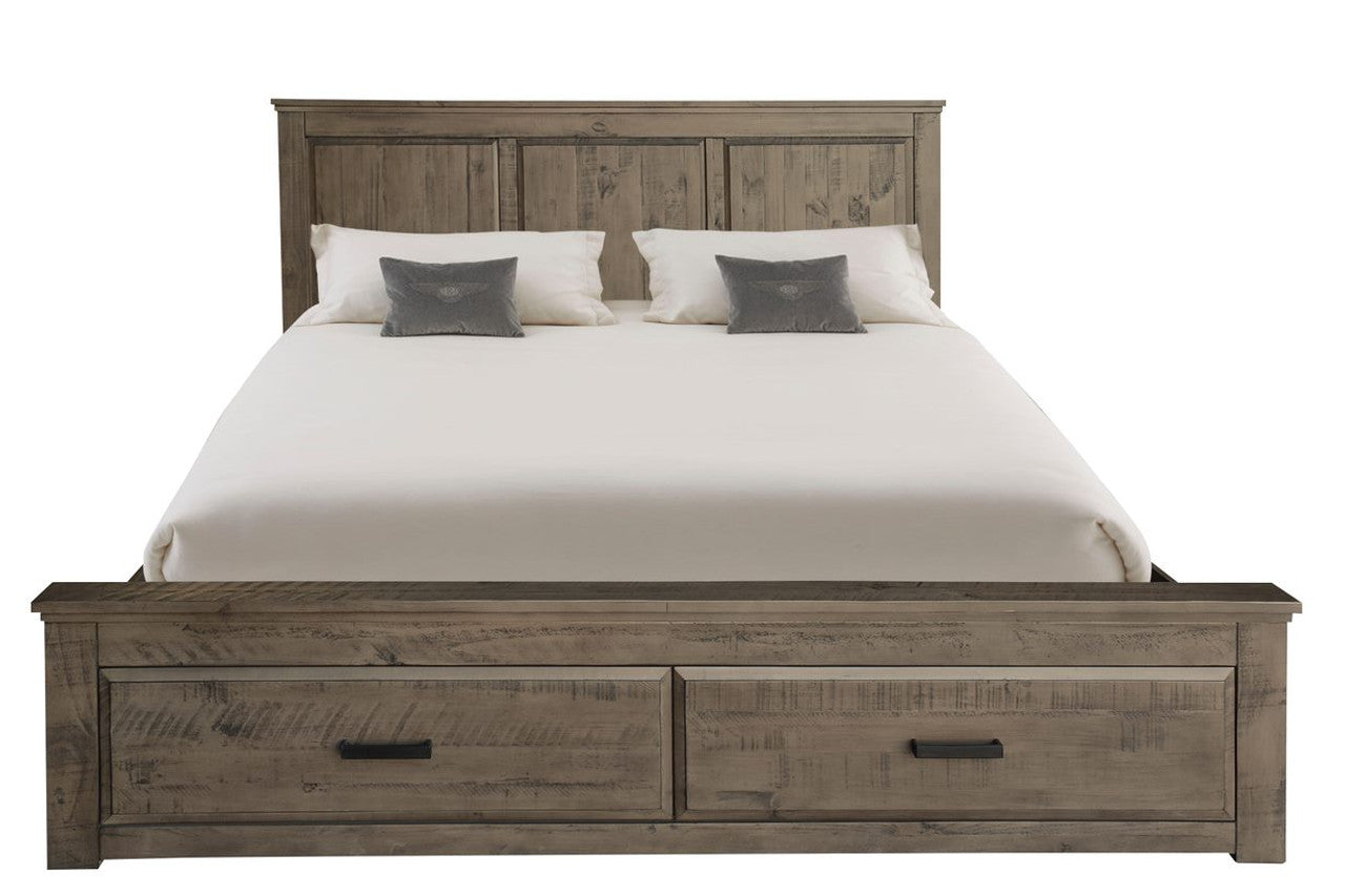 Amberton Timber Bed Frame with Storage Drawer - with mattress and linen - not included